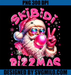 Skibidi Rizzmas Christmas Santa Claus Merry Rizz Mas Sigmas PNG