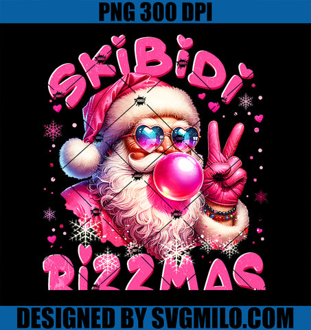 Skibidi Rizzmas Christmas Santa Claus Merry Rizz Mas Sigmas PNG