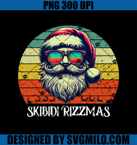 Skibidi Rizzmas Merry Rizz Mas Christmas Santa Claus PNG