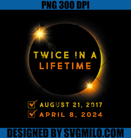 Solar Eclipse PNG, Twice in Lifetime 2024 Solar Eclipse PNG