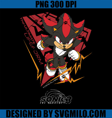 Sonic the Hedgehog 3 PNG, Shadow The Ultimate Lifeform PNG