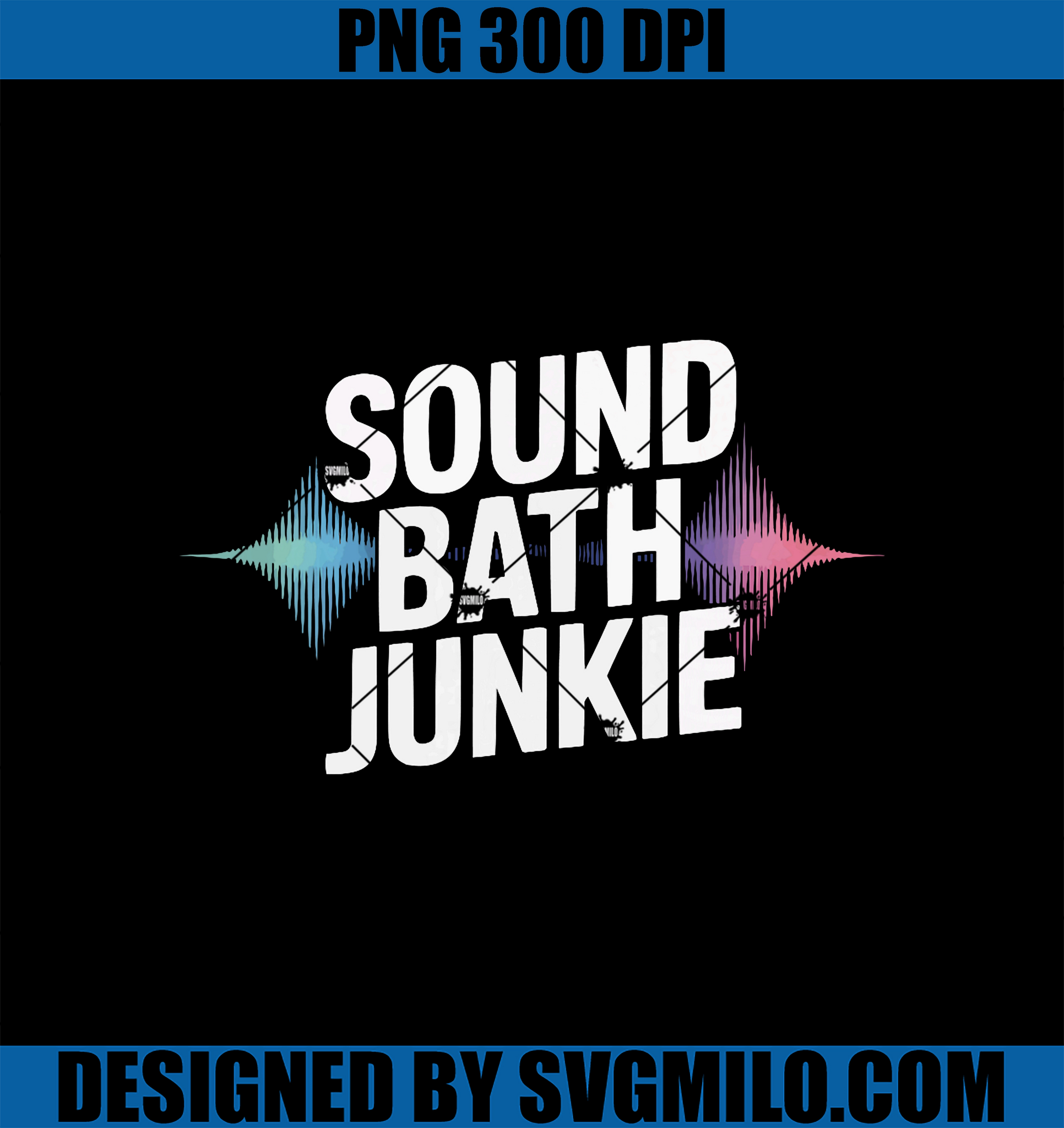 Sound Bath Frequency PNG, Therapy Sound Healing PNG