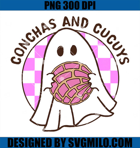 Spooky Conchas And Cucuys Mexican PNG, Ghost Halloween PNG