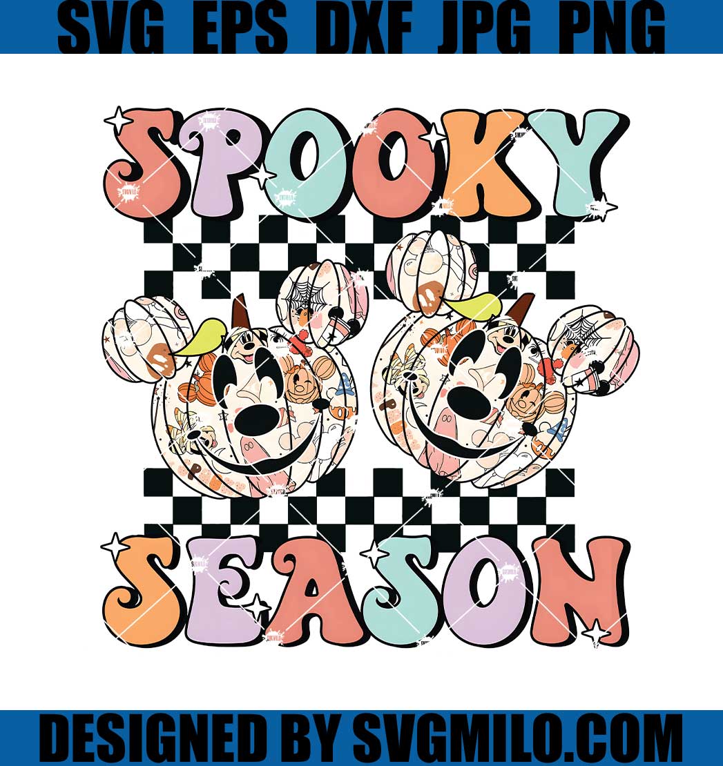 Spooky Season PNG, Halloween Mouse PNG, Halloween Pumpkin PNG