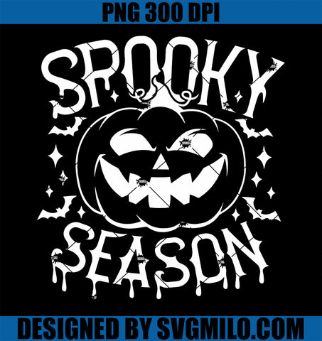 Spooky Season Pumpkin Face Halloween PNG