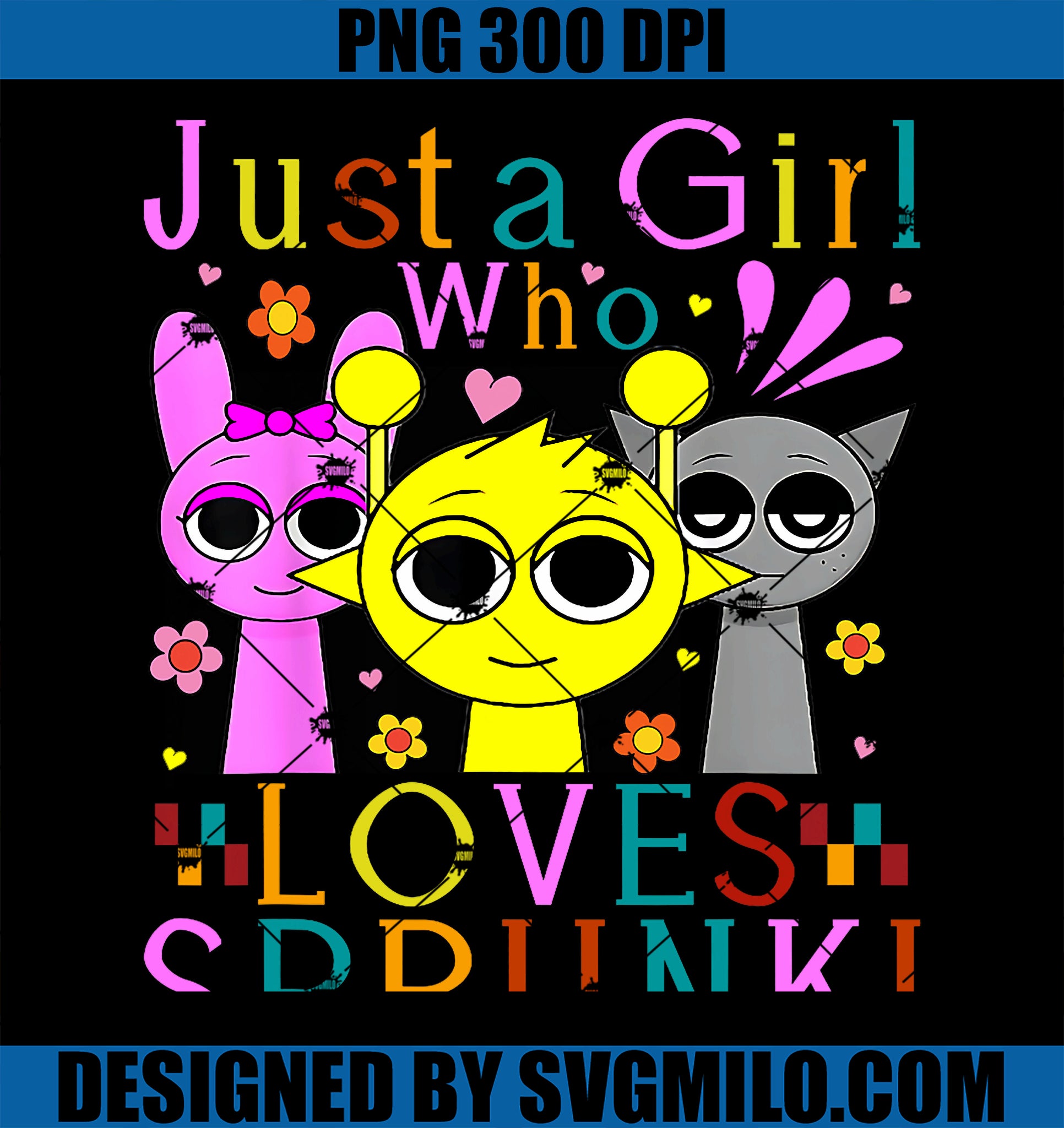 Sprunki Just S Girl Who Loves Sprunki PNG