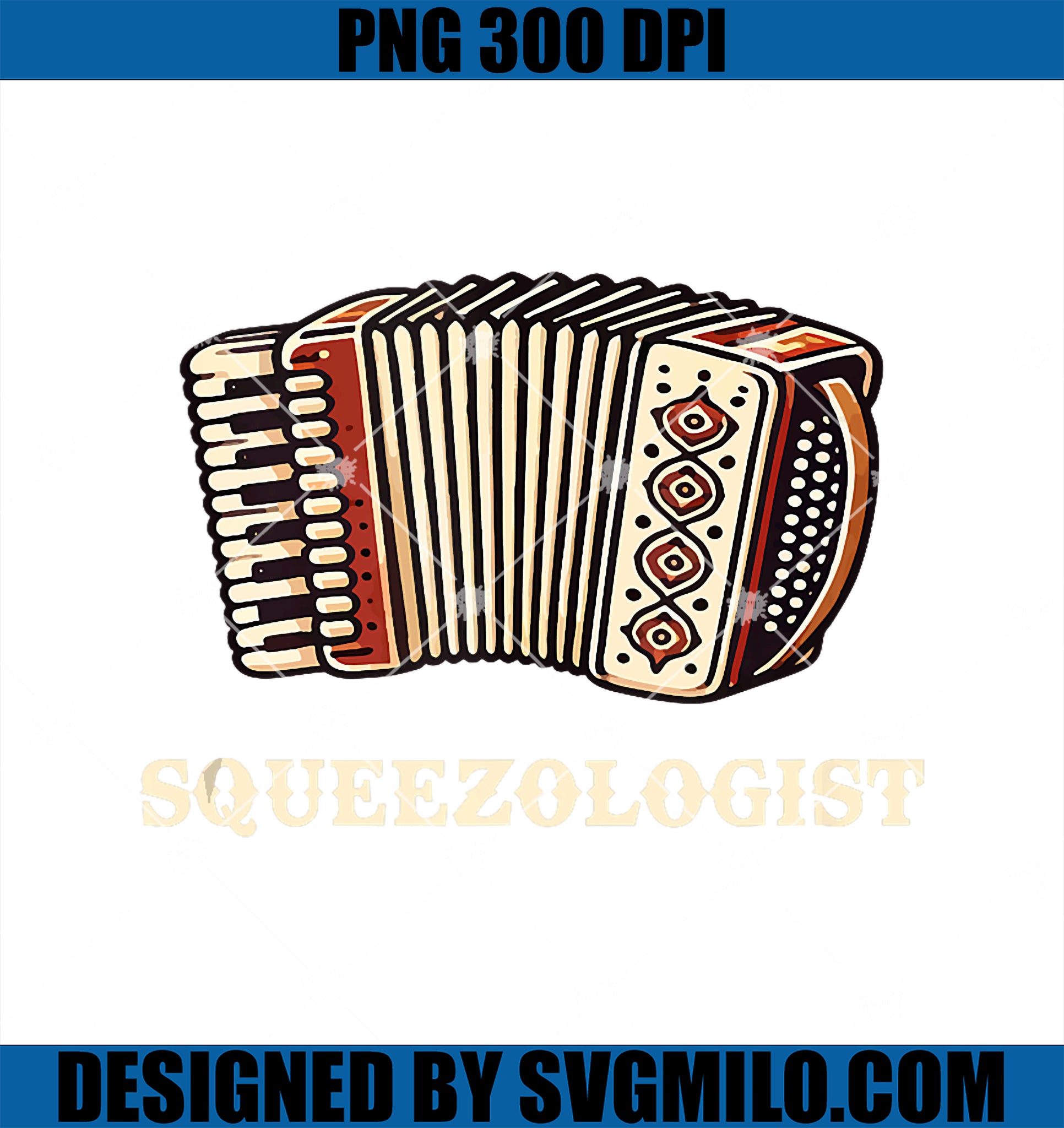 Squeezologist Accordion Player PNG