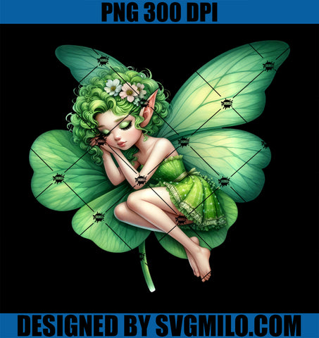 St. Patrick's Day Fairy Green Shamrock Fairies PNG