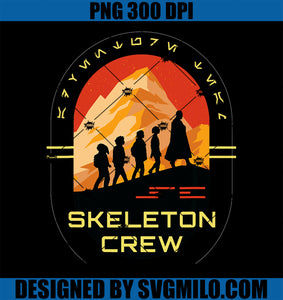 Star Wars Skeleton Crew Adventure Begins Vintage PNG