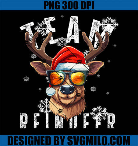 Team Reindeer Christmas Theme Funny Reindeer PNG