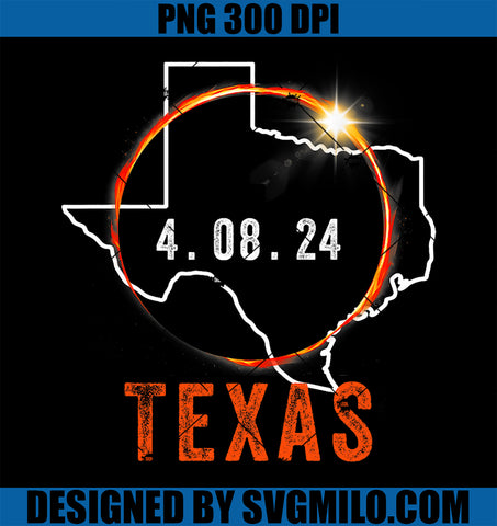 Texas April 8 Total Solar Eclipse USA Map Totality Science PNG
