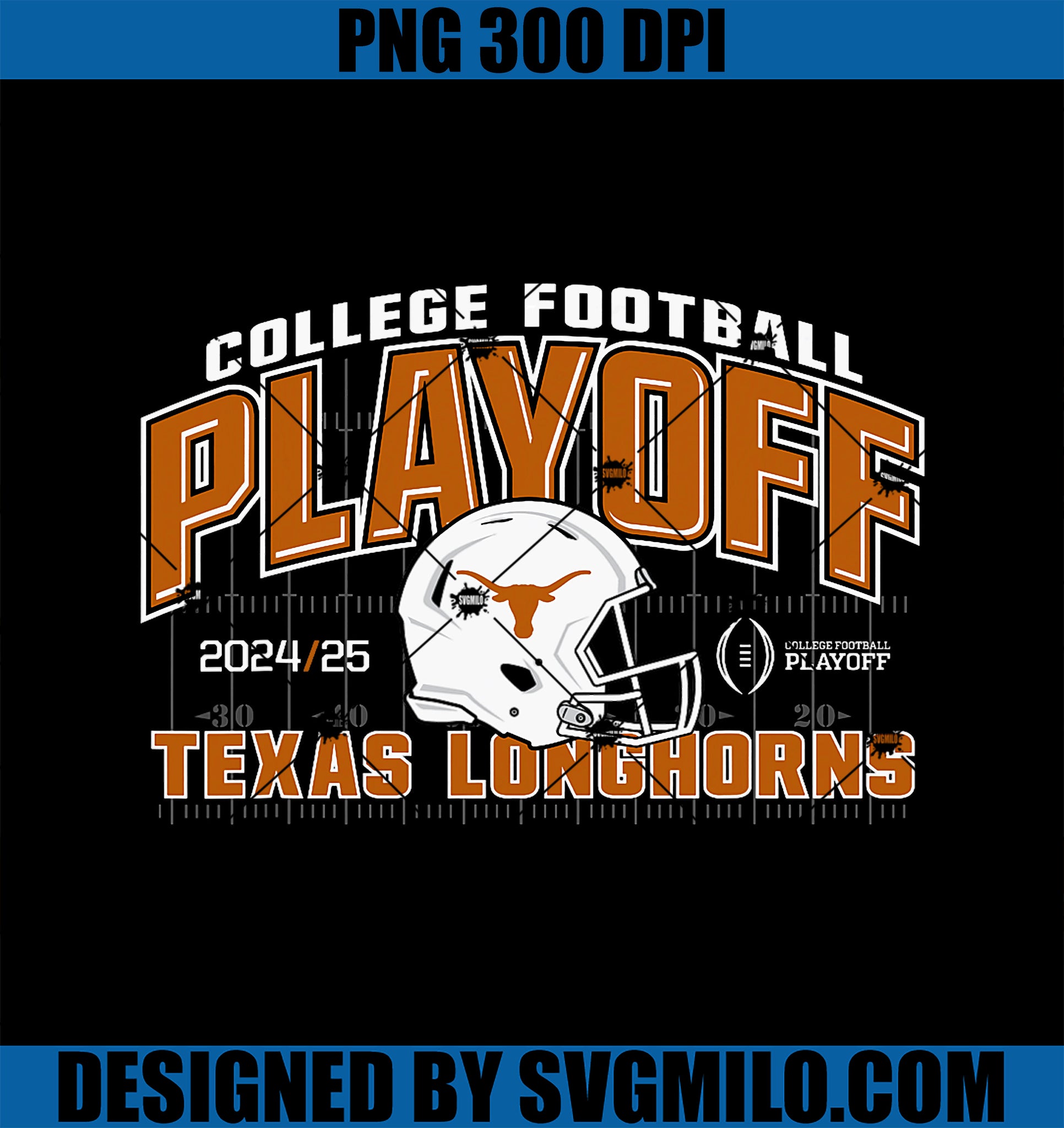 Texas Longhorns College Football Playoff CFP 2024-2025 PNG