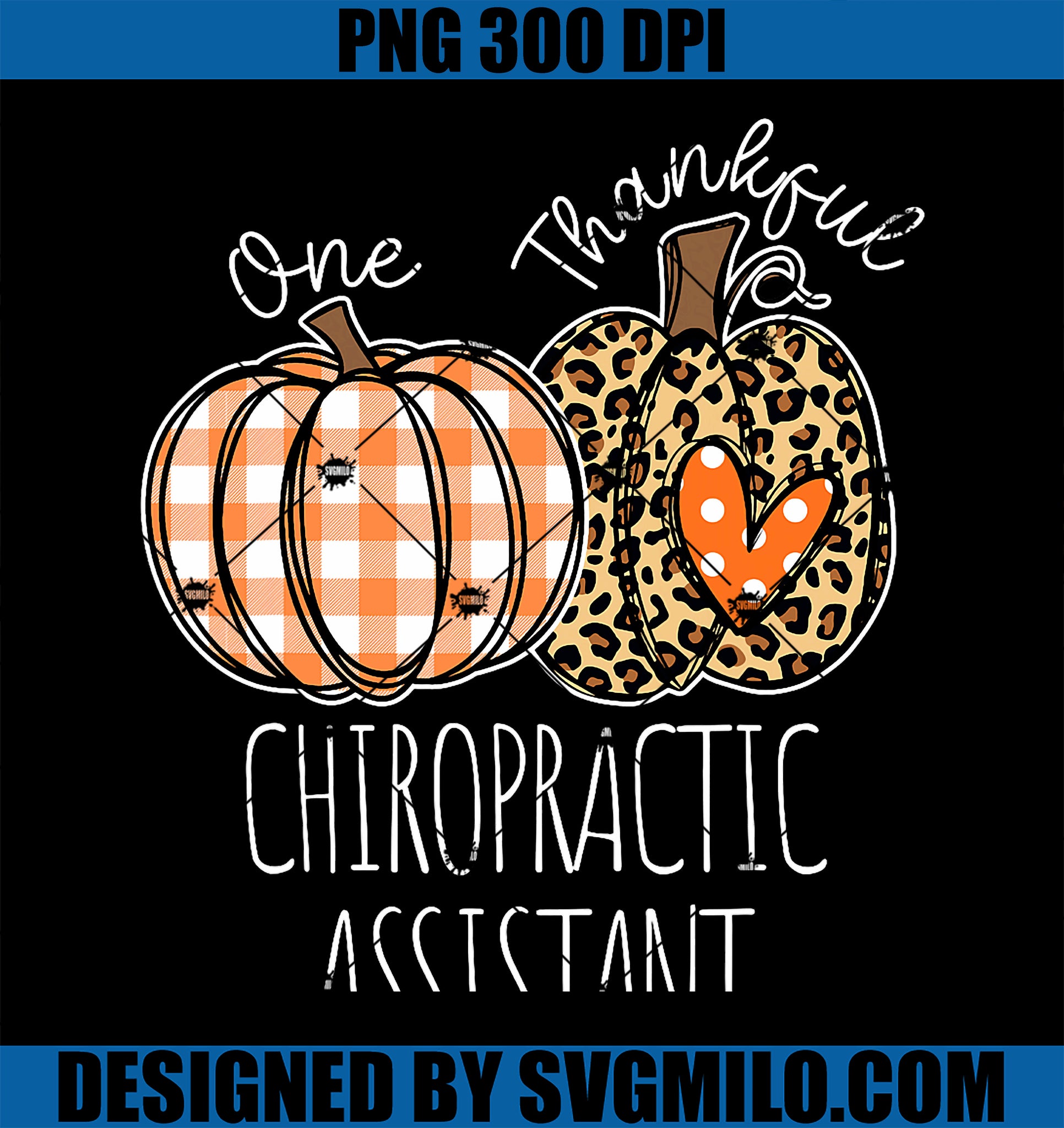 Thankful Chiropractic Assistant Cute Thanksgiving PNG