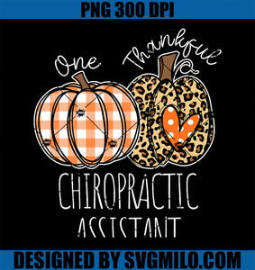 Thankful Chiropractic Assistant Cute Thanksgiving PNG