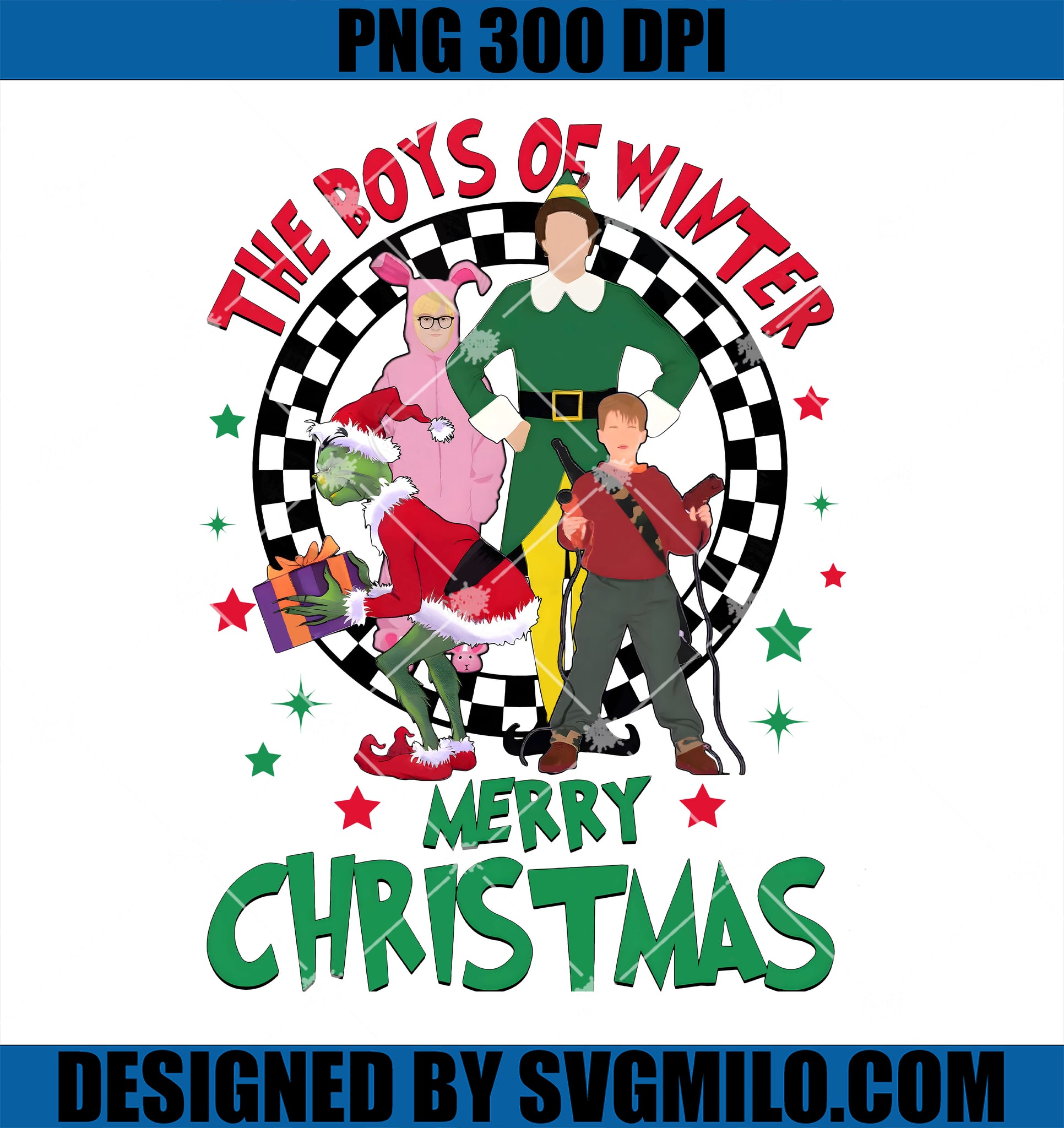 The Boy Of Winter Merry Christmas PNG, Christmas Friends Comedy PNG