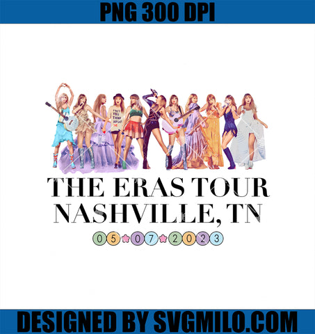 The Eras Tour Nashville, TN PNG, Taylor Swift Tour PNG