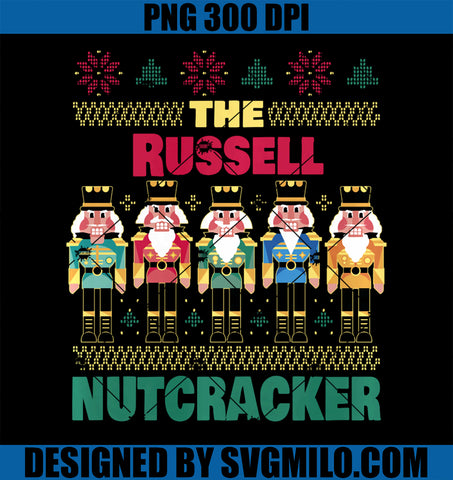 The Russell Nutcracker PNG, Funny Russell Christmas PNG