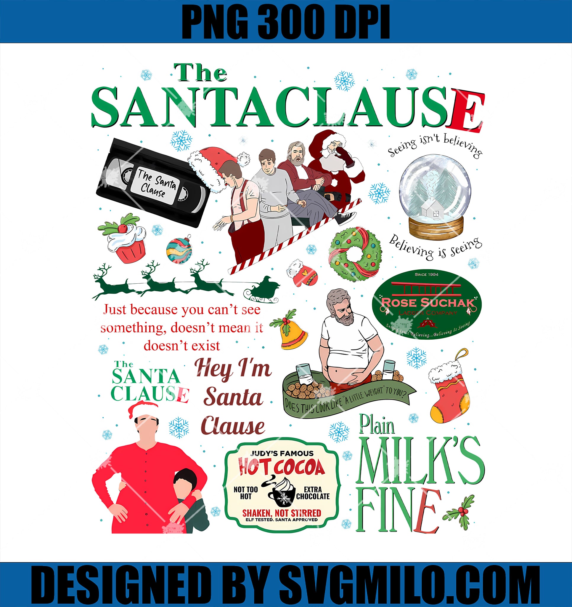 The Santaclause PNG, The Santa Clause PNG, Plain Milk_s Fine PNG