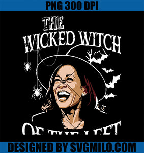 The Wicked Witch Of The Left Kamala Harris Halloween Witch PNG