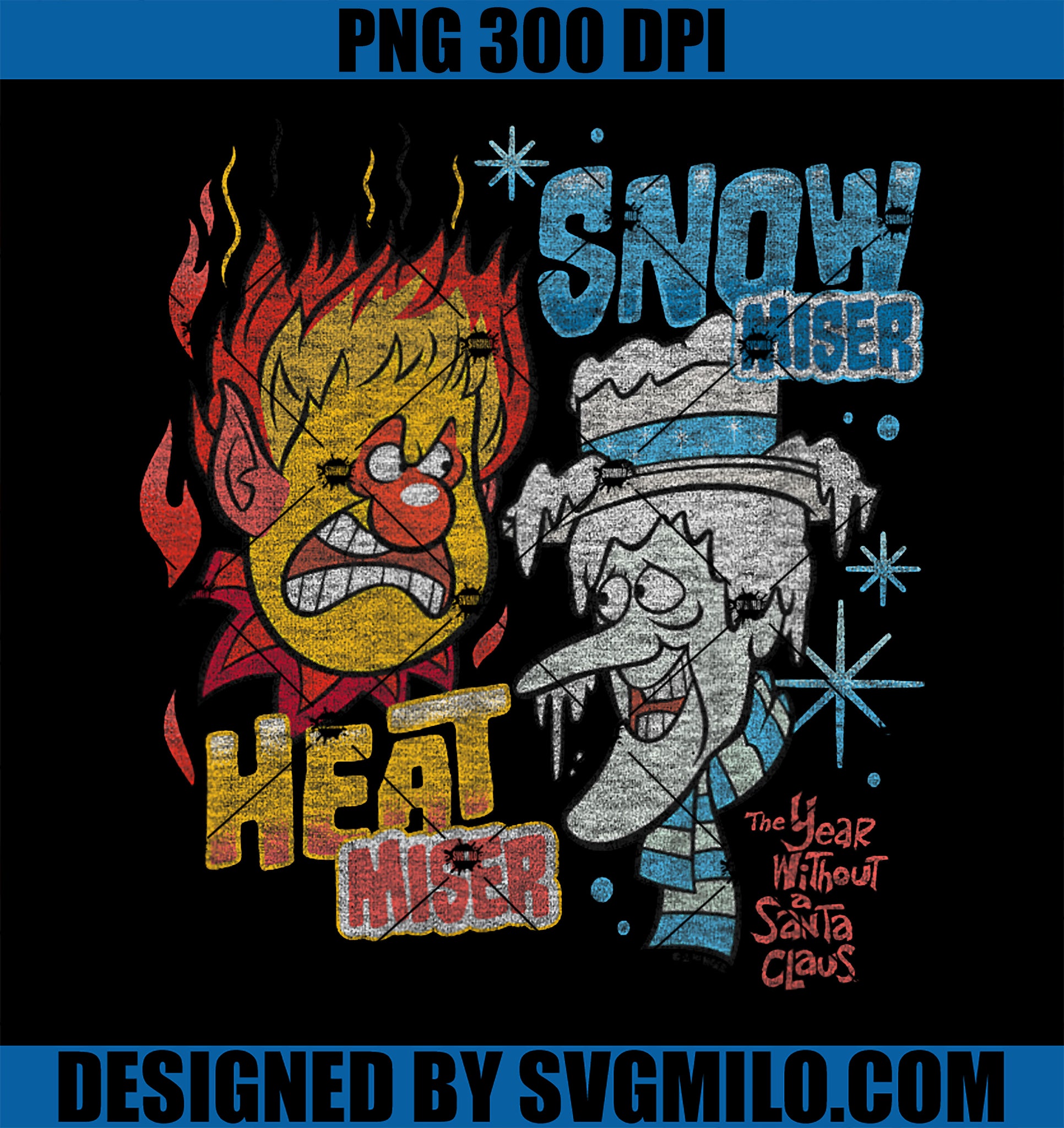 The Year Without A Santa Claus - Snow and Heat Miser PNG