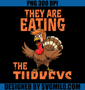 They Are Eating Turkey PNG, Funny Donald Trump Thanksgiving PNG