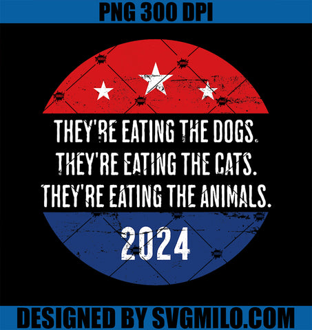 They_re Eating The Dogs They_re Eating The Cats Trump Harris PNG