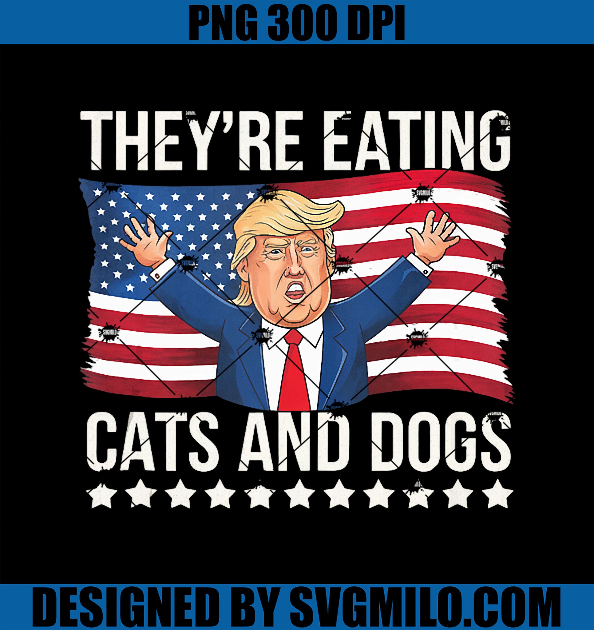 They_re eating the Dogs They’re eating the Cats Funny PNG