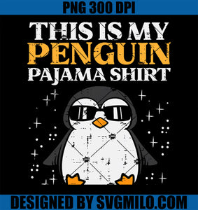 This Is My Penguin Pajama PNG