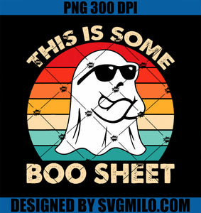 This Is Some Boo Sheet Ghost Retro Halloween PNG, Funny Halloween PNG