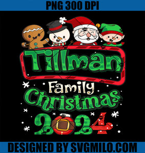 Tillman Family Christmas 2024 Making Memories Together PNG