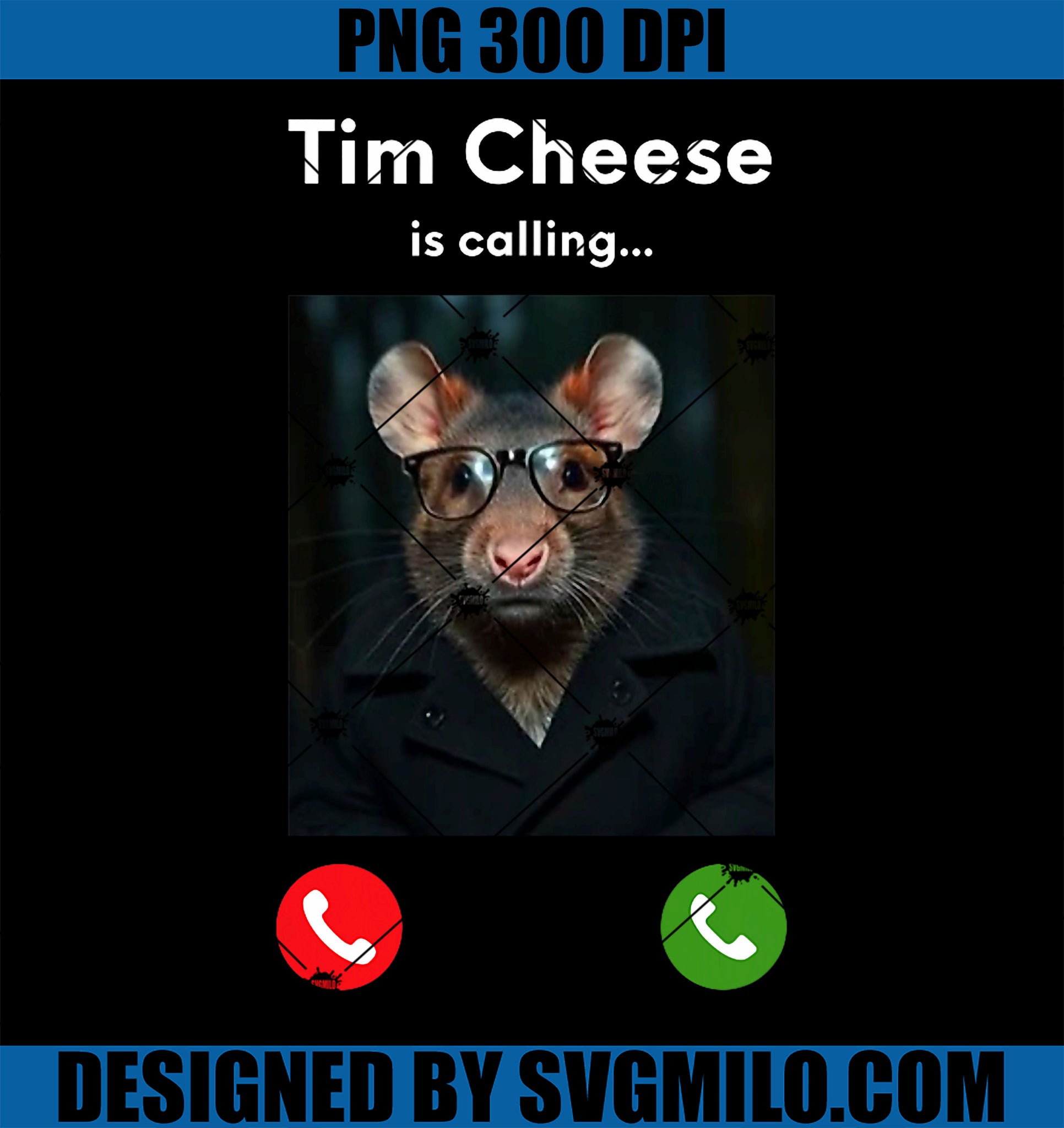 Tim Cheese Sticker Tim Cheese Is Calling PNG, Funny Decline Or Accept Meme PNG