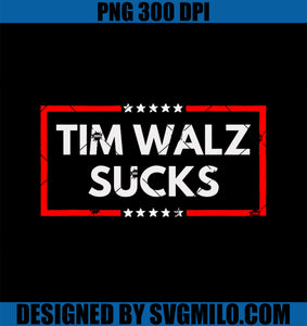 Tim Walz Sucks PNG, Funny Presidential Election 2024 Anti Liberal PNG