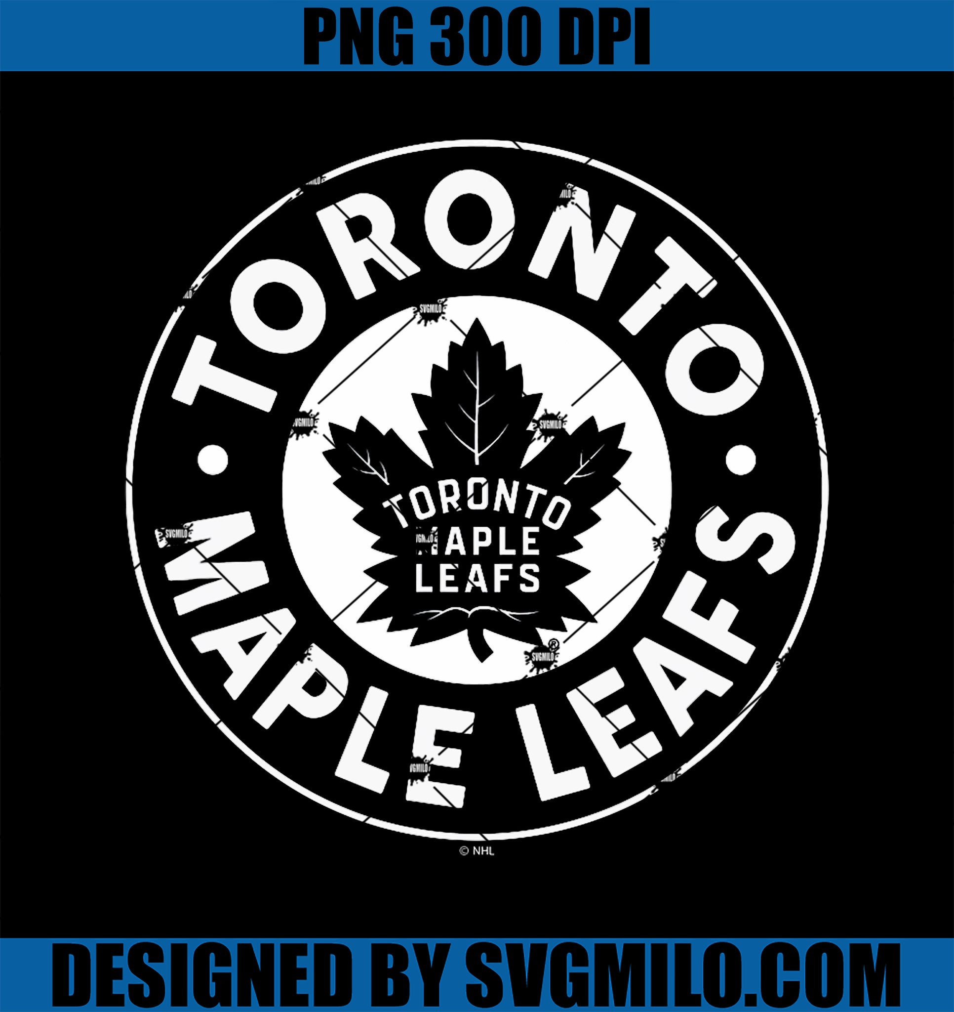 Toronto Maple Leafs Symbol Blue Officially Licensed PNG