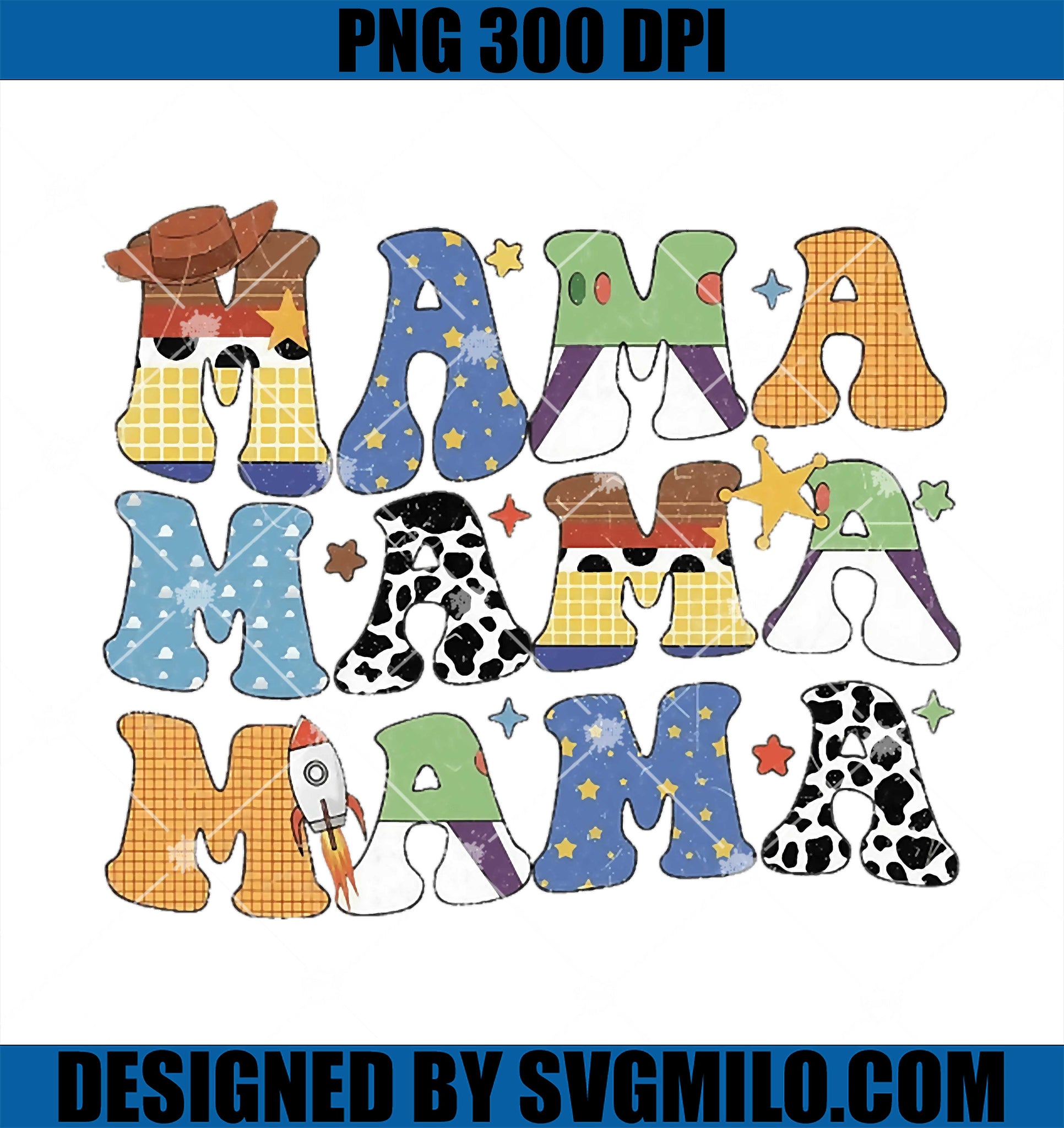 Toy Funny Story Mama PNG, Mother's Day Toy Story PNG