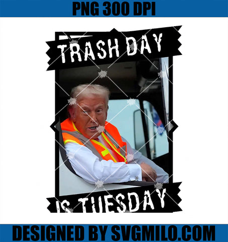 Trash Day Is Tuesday, Trump Garbage Truck Love America PNG