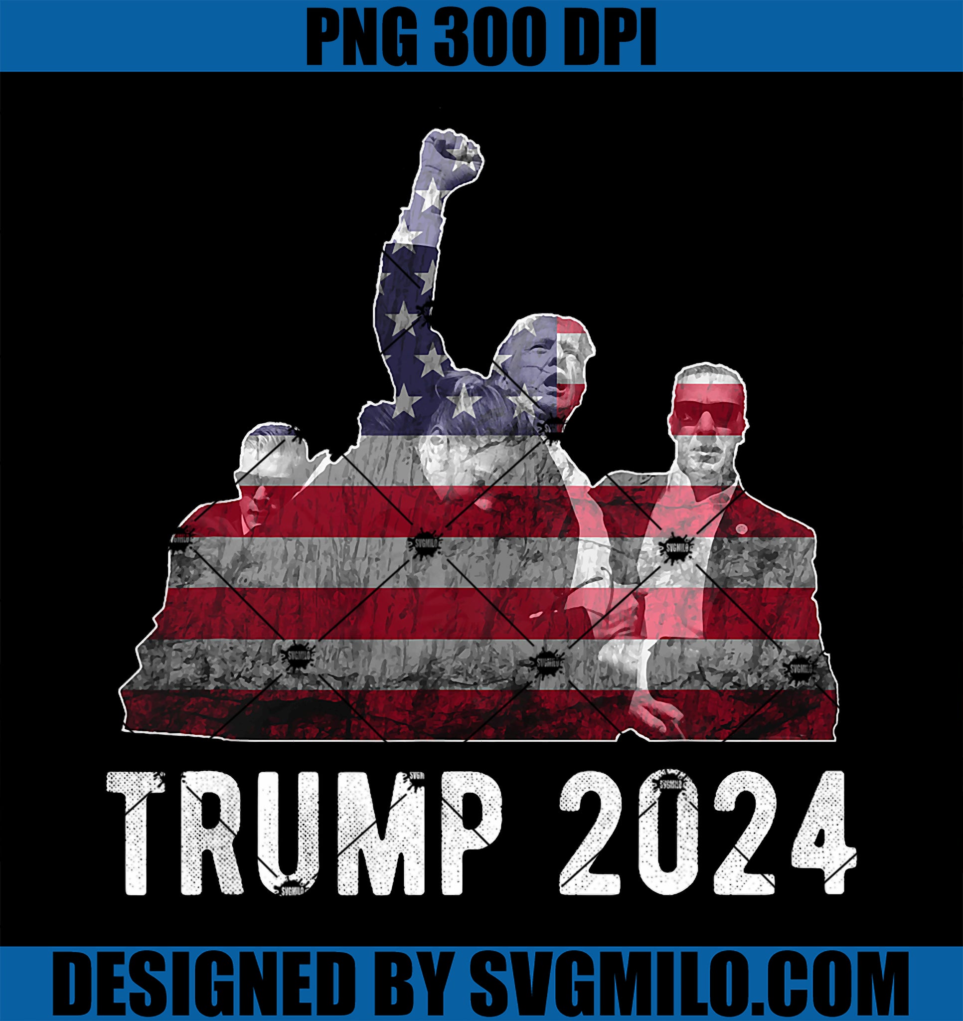 Trump American Flag Election Conservative Republican PNG