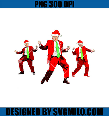 Trump Dance Santa Claus Christmas PNG