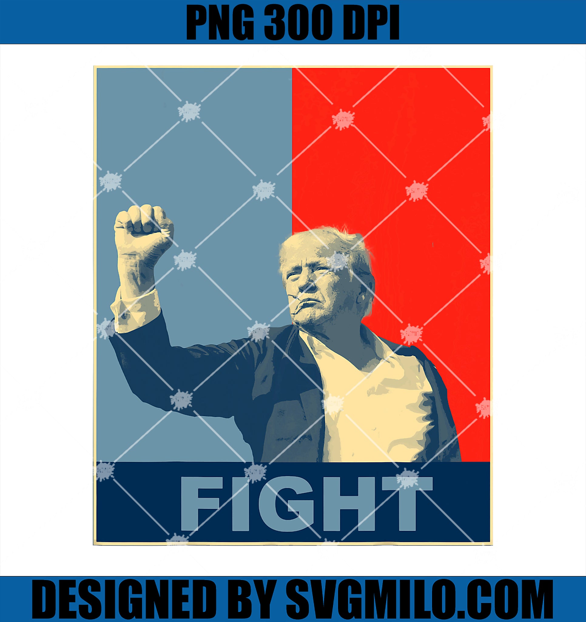 Trump Fight PNG, Trump Shot PNG