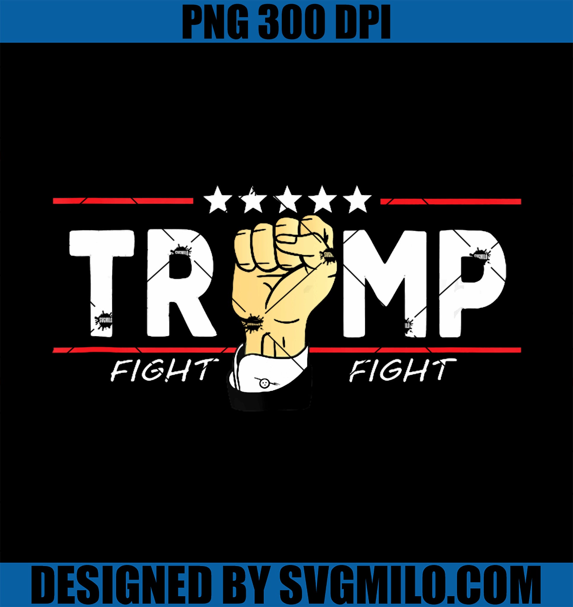 Trump Fight for America 2024 PNG