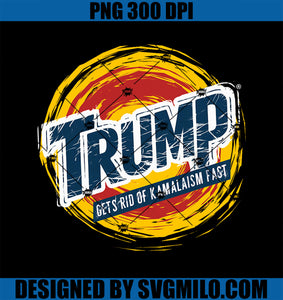 Trump Gets Rid of Kamalaism Fast PNG, Trump Detergent Logo 2024 PNG