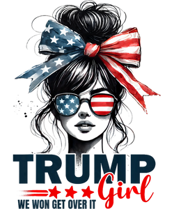 Trump Girl We Won Get Over It Trump 2024 PNG