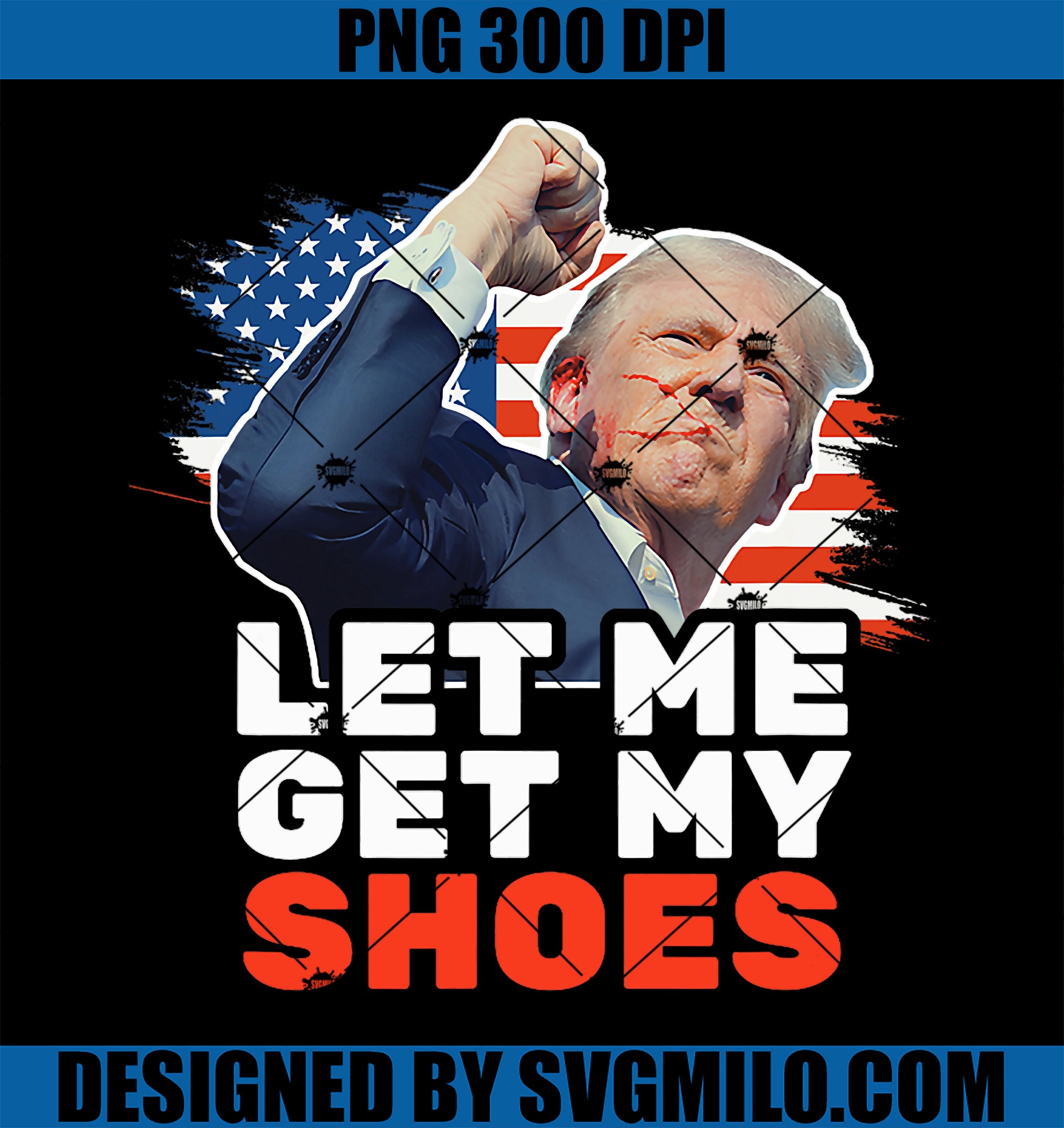 Trump Let Me Get My Shoes PNG, Trump Fist Bump PNG