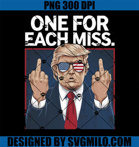 Trump One For Each Miss Funny Political PNG