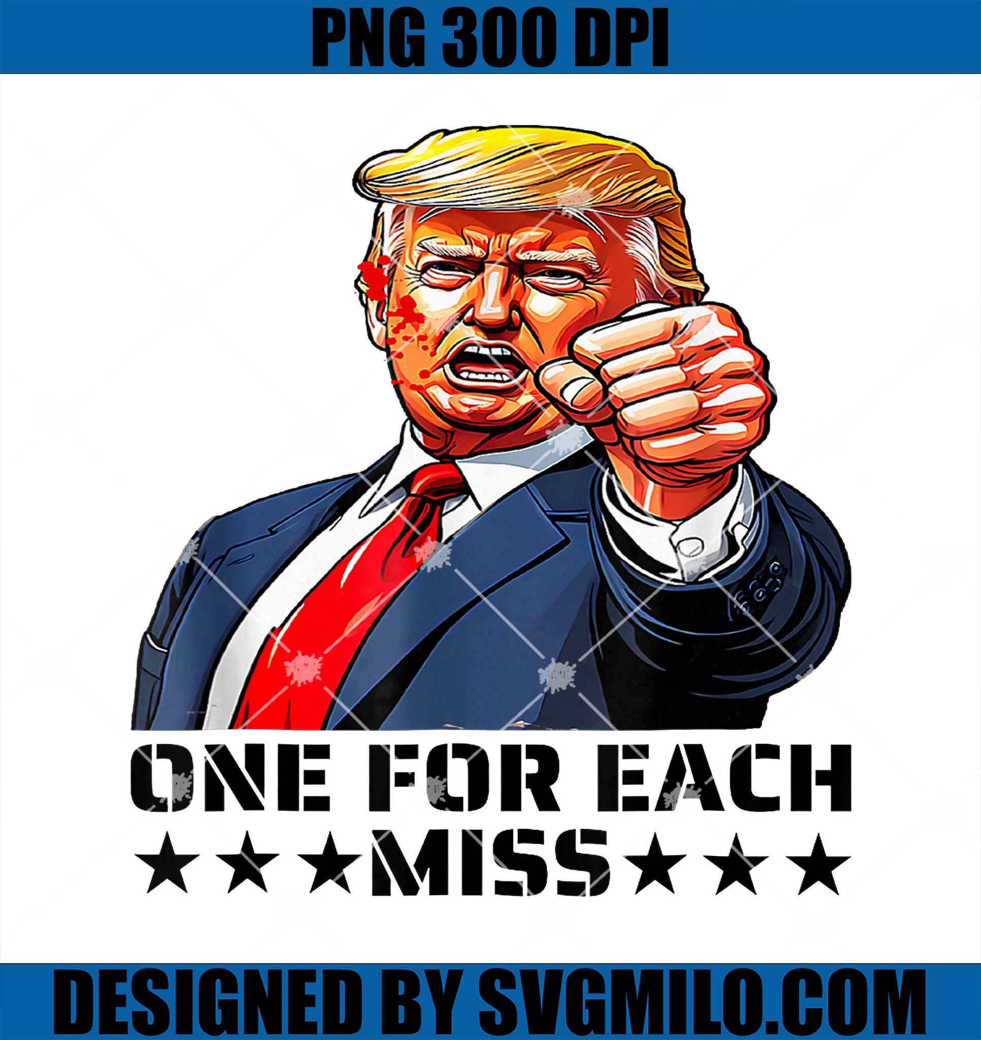 Trump One For Each Miss Trump PNG, Vote Trump 2024 America PNG