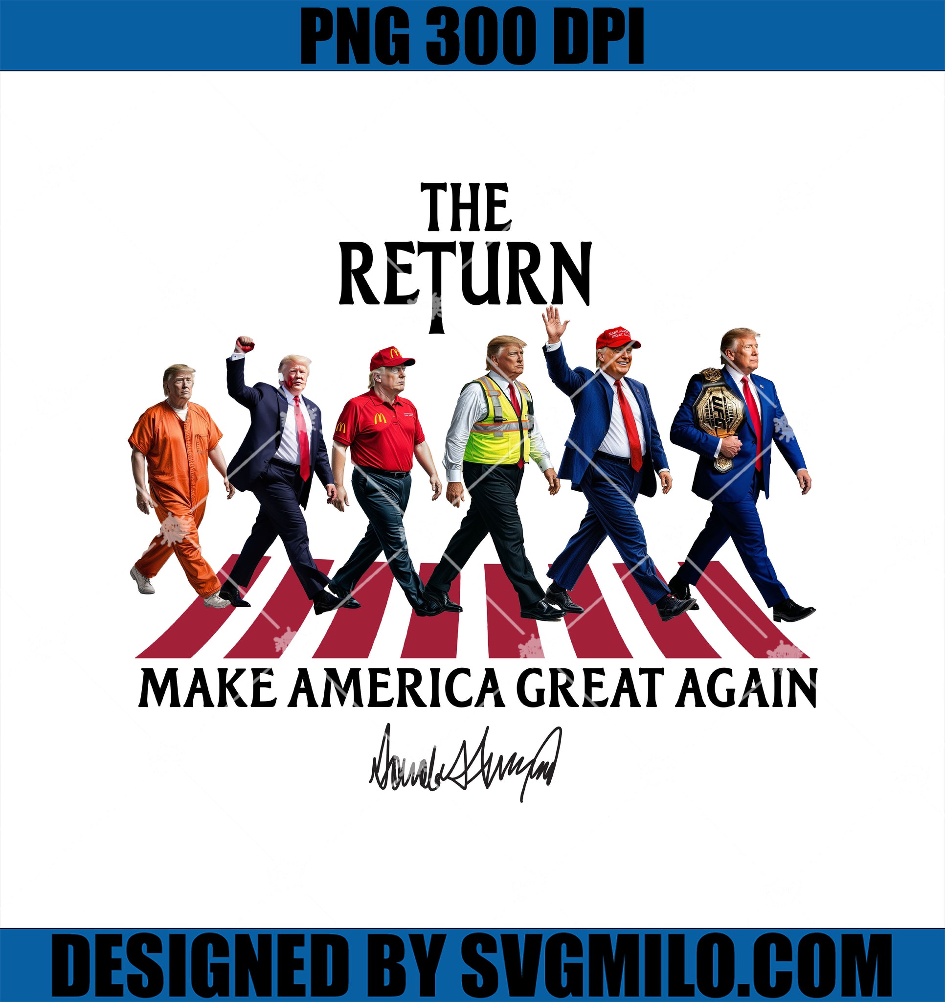 Trump Retunrn PNG, Funny Trump Return PNG, Maga PNG