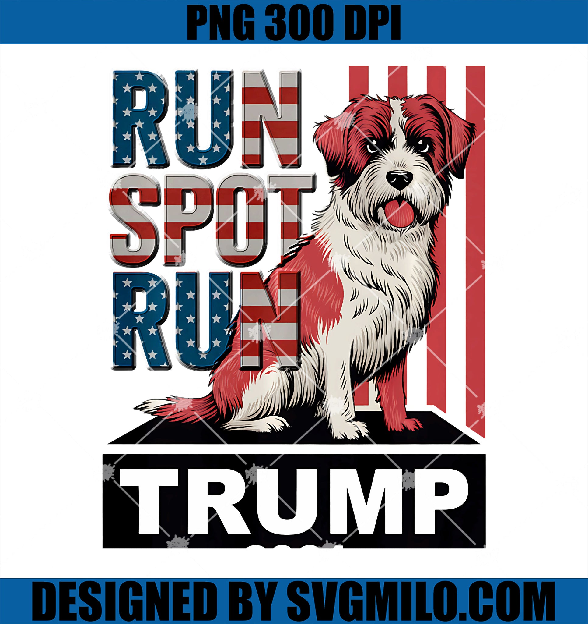 Trump Run Spot Run Funny Trump 2024 Debate PNG