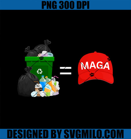 Trump Supporter Garbage No MAGA PNG