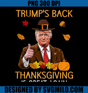 Trump Thanksgiving Turkey Autumn Fall Thankful PNG