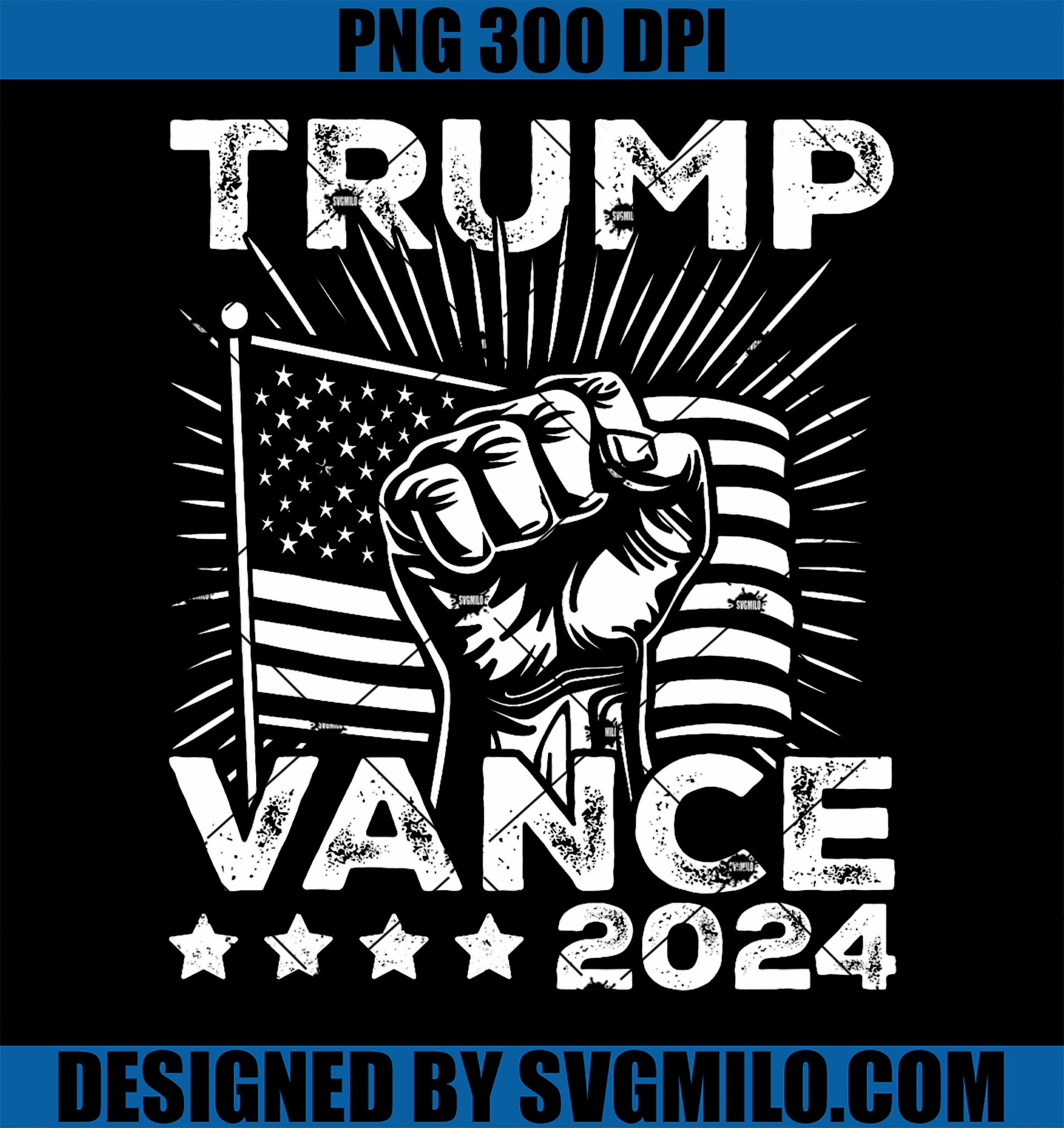 Trump Vance 2024 Donald Trump J.D. Vance For President PNG