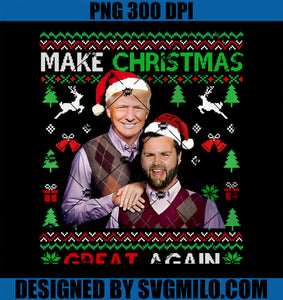 Trump Vance Brothers Ugly PNG, Funny Make Christmas Great Again PNG